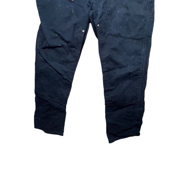 Carhartt Double Knee Black Dungaree Fit Pants 40X32 - Picture 4 of 8